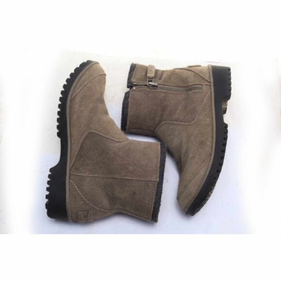 SOREL meadow side zip ankle boots waterproof suede womens winter shoes sz 6 - Picture 6 of 11